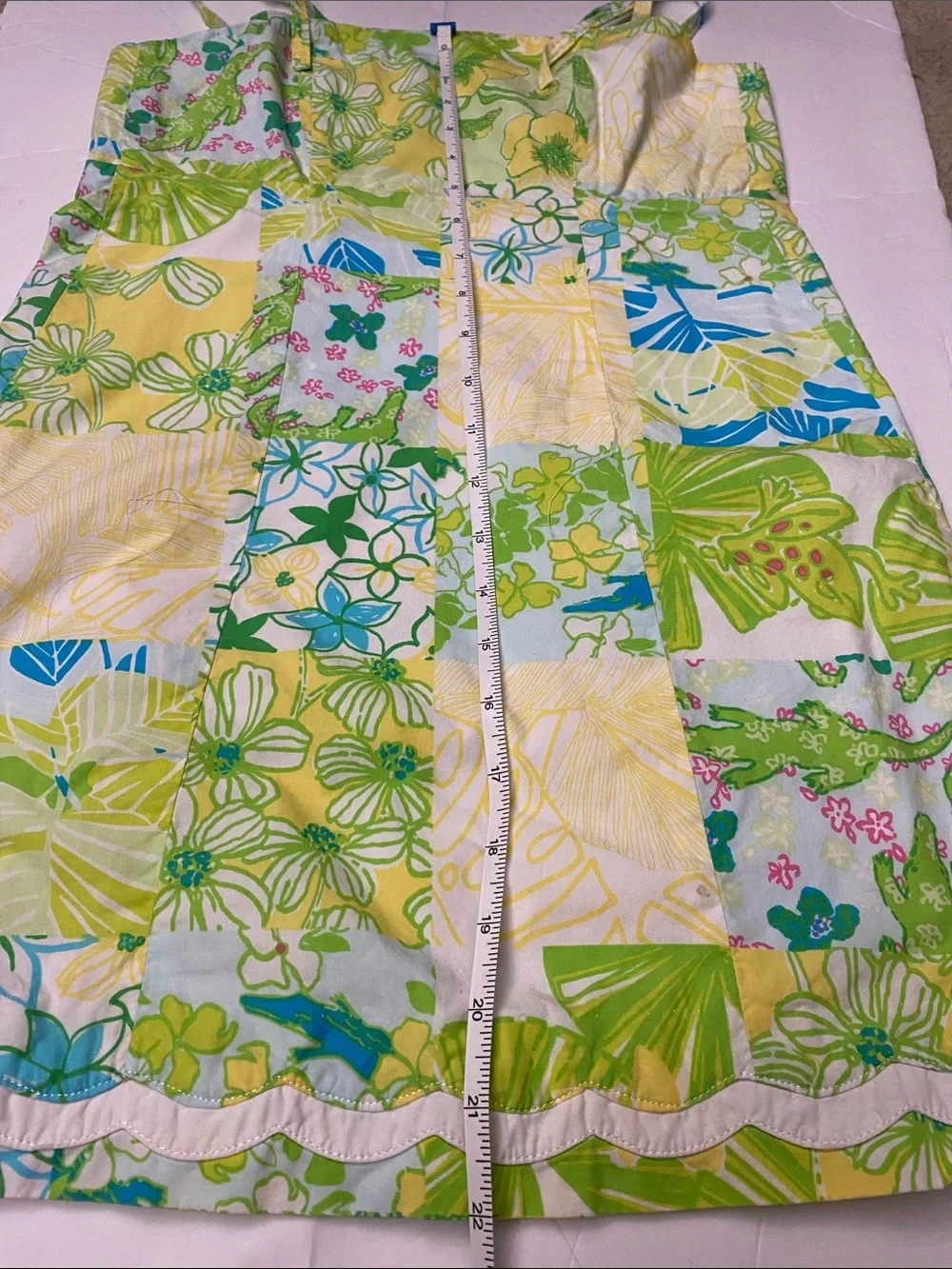 Lilly Pulitzer Yellow, Green & Blue Floral Sundress $78